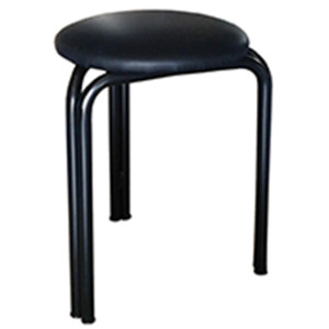 TS-345 σκαμπό χαμηλό μεταλλικό με ταπετσαρία ΧΡΩΜΑ ΕΠΙΛΟΓΗΣ, 42x42xH45